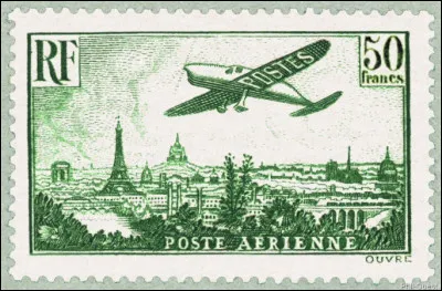 Là quand même, il y aurait quelque chose à redire, sur ce timbre de 1936, non ?