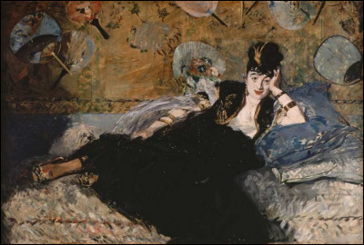 Quel peintre français du XIXe a peint "La Dame aux éventails" ?