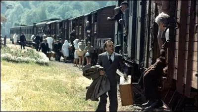 Quelle actrice est à ses côtés dans le film "Le Train" ?