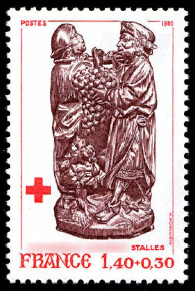 Nouvelle stalle en chêne blond représentant les vendanges : quel était le métier de ceux qui fabriquaient ces stalles, au XIIIe s. ?