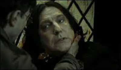 Quels ont été les derniers mots du professeur Rogue avant sa mort ?