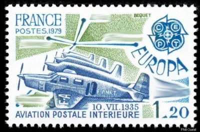 Cette émission évoque l'aéropostale intérieure, avec un appareil au nom exotique : lequel ?