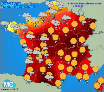 Dans cette ville, dont les initiales apparaissent à chaque question à partir de la Q4, il ne fera pas plus de 20° aujourd'hui !