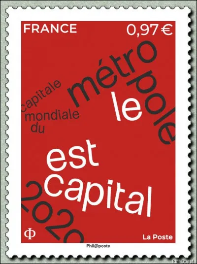 Et pour couronner le tout, la ville fut désignée en 2020 capitale mondiale ... (Complétez !)