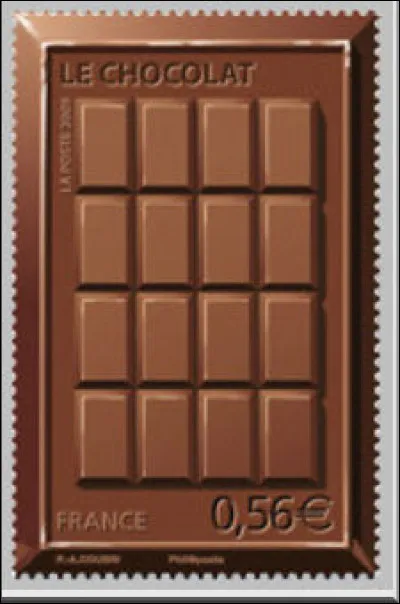 Et c'est un Français - chocorico ! - Antoine Brutus Menier, qui ne tombe pas à côté de [...quoi donc ?...] en la créant en 1836. (Complétez les crochets !)