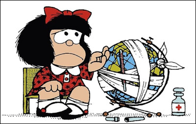 En 1964, Quino crée le personnage de Mafalda, une petite fille…