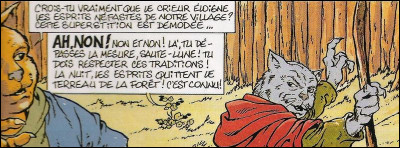 Dans l’excellente bande dessinée « Chats » de Didier Convard, qui est Saute-Lune pour Traine Patte ?