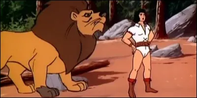 Dans "Samson et Goliath", quel animal est Goliath avant de se transformer en lion ?