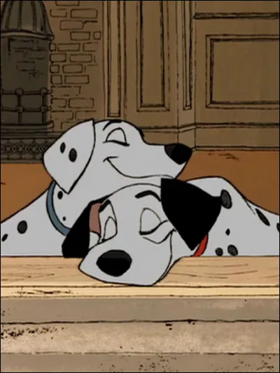 Comment s'appellent les parents des petits chiots dalmatiens ?