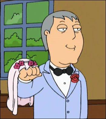 Quel acteur, ayant dja incarn Batman, prte sa voix au maire de Quahog dans Les Griffin (Family Guy) ?