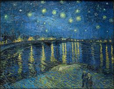 Qui a peint "La Nuit étoilée sur le Rhône" ?