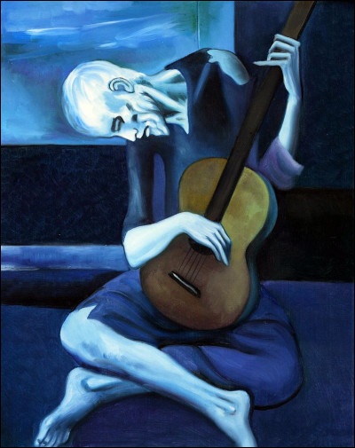 Qui a peint "Le vieux guitariste aveugle" ?