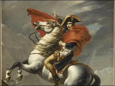 Qui a peint "Bonaparte franchissant le Grand-Saint-Bernard" ?