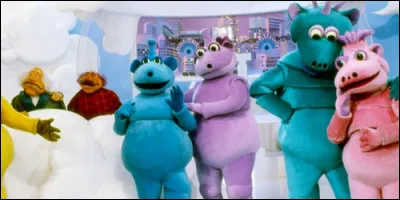 Dans "Le Village dans le nuages", l'émission mettait en scène les familles Paltok et :