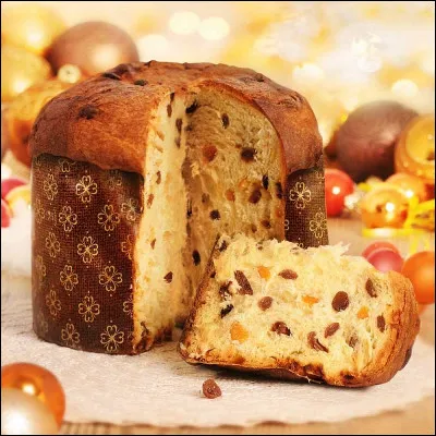 Quelle est cette pâtisserie d'Italie, une brioche avec des raisins secs, des fruits confits et des zestes d'agrumes ?