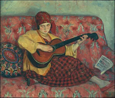 Qui a réalisé le tableau "Nono à la guitare" ?