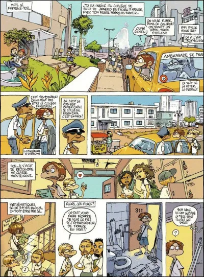 De quelle bd provient cette planche de bande dessin&eacute;e ?