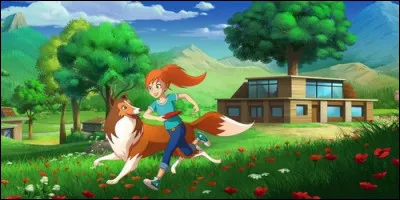 Comment se pr&eacute;nomme la jeune fille qui accompagne la chienne Lassie ?