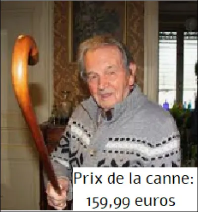 Cette canne adaptée à votre taille, ne vous coûtera rien ! Achetez-la en magasin !