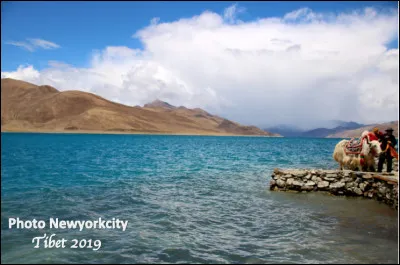 Quel et ce lac sacr&eacute; du Tibet situ&eacute; &agrave; 4 400 m d'altitude qui r&eacute;sulte selon la mythologie tib&eacute;taine de la transformation d'une d&eacute;esse ?