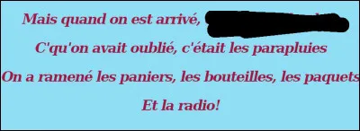 Panne d'image, encore une fois !