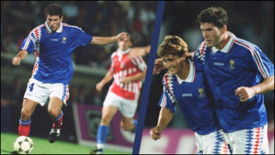 En quelle ann&eacute;e et contre qui Zidane honorera-t-il sa premi&egrave;re s&eacute;lection en Bleu ?