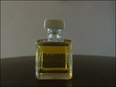 À quel grand parfumeur doit-on l'eau de toilette nommée "Ivoire" ?