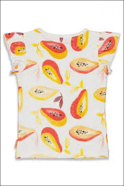 Des fruits sur un T shirt estival