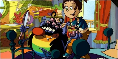 Dans "Kitou Scrogneugneu", comment se pr&eacute;nomme la fille qui recueille ce petit monstre adorable ?