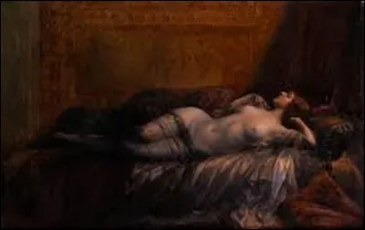 Quel académiste a réalisé cette huile sur toile intitulée ''L'Odalisque allongée'' ?