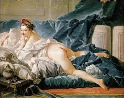 Exécutée entre 1740 et 1749, ''L'Odalisque brune'' est une huile sur toile réalisée par un rococo. De ces trois artistes de ce mouvement, lequel a immortalisé cette scène ?