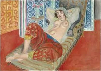 ''Odalisque à la culotte rouge'' est une toile datant de 1921. Quel fauviste en est l'auteur ?