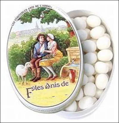 Quelle commune a pour spécialité les anis, une graine d'anis vert enrobée dans du sirop de sucre ?