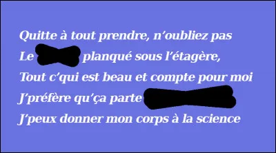 2003 > Un certain Florent, qui n'est Pagny de la dernière pluie, utilise le redressement fiscal comme moyen de promotion de sa chanson : Bingo !