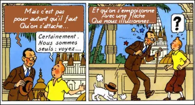 Ah, la-la ! Toujours des discours à double sens, ces Asiatiques ! De qui vient donc cette flèche assassine ?