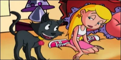 Dans "Le Secret de Sabrina", quel est le nom du chat de la lycéenne ?