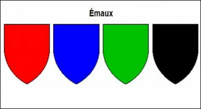 En héraldique, ''sable'' est un émail de quelle couleur ?
