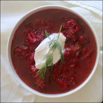 De quel pays vient le plat appelé bortsch ?