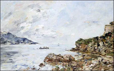 Qui a représenté cette "Crique en Bretagne" ?