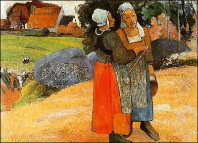 Qui a représenté "Les Paysannes bretonnes" ?