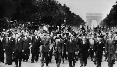 Cochez la date de libération de la France...