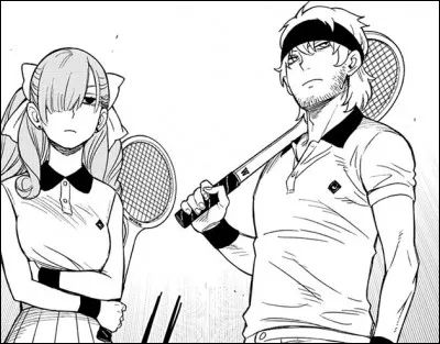 Qui se fait battre à la finale de tennis (Tome 6) par le couple Phony ?