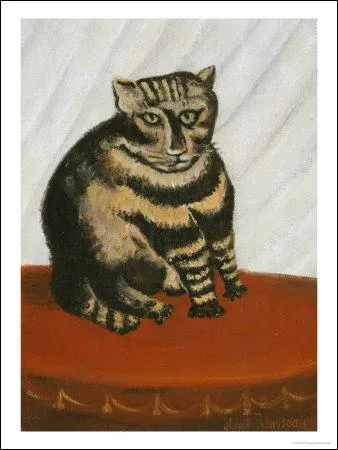 Quel peintre de l'art naf a ralis ' Le chat tigre' ?