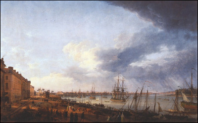 Quelle est cette ville, peinte en 1758 par Joseph Vernet ?