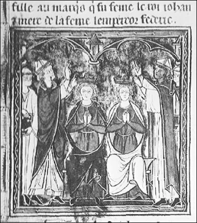 Quelle est la date du mariage de Marie de Montferrat et de 	Jean de Brienne ?