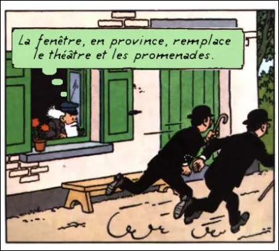 Ce vieux sage - qui n'est autre que Tintin déguisé - a ses lettres : qui cite-t-il ici ?