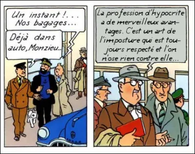 Y'a pas à tortiller, c'est bien du Molière que déclame ce "méchant". Mais dans quelle pièce ?