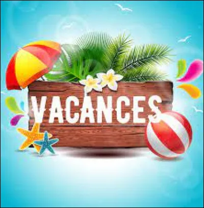 C'est le mois du début des grandes vacances scolaires.