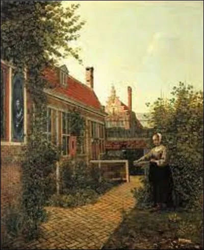 Quel baroque a immortalisé cette scène, en 1651 ou 1561, dans son tableau intitulé ''Femme avec un panier de haricots dans le jardin'', appelé aussi ''Femme dans un jardin'' ?