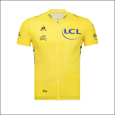 Le leader du Tour de France reçoit un maillot. De quelle couleur est-il ?